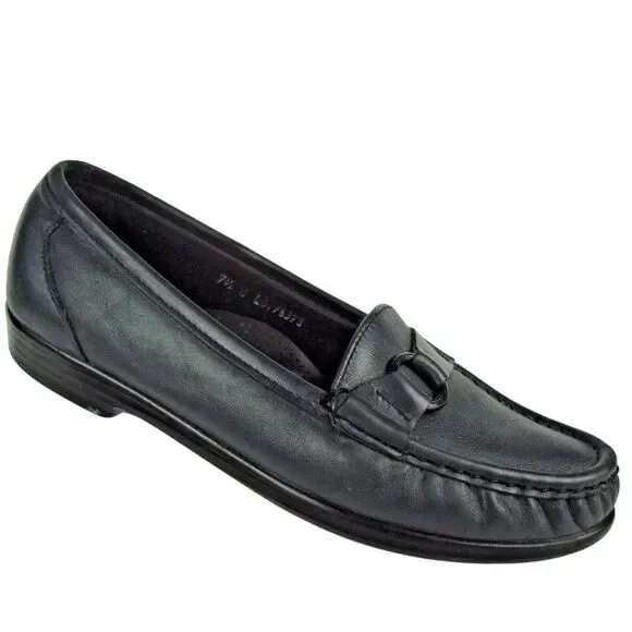 SAS Shoes Sas 8ww Black Loafers Shoes Leather Slip On Poshmark